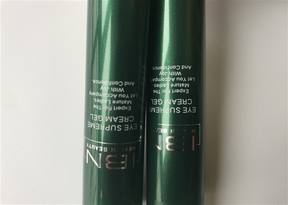 Plastic Lip Gloss Containers Zinc Ally Diameter 19mm Dark Green Color End Open 20ml For Concealer