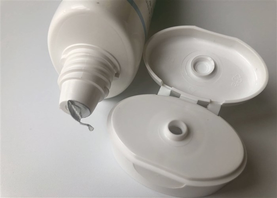 TJOY Reusable Squeeze Tube , Elliptical Flip Cap Small Squeeze Tubes Silver Plated