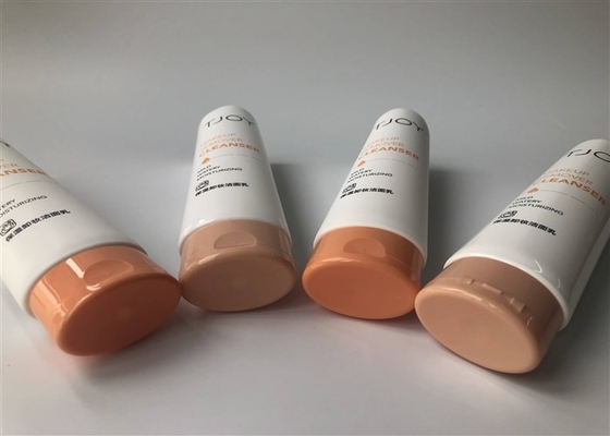 Tjoy Makeup Remover Cleanser Plastic Lotion Tubes With Elliptical Cap 100g