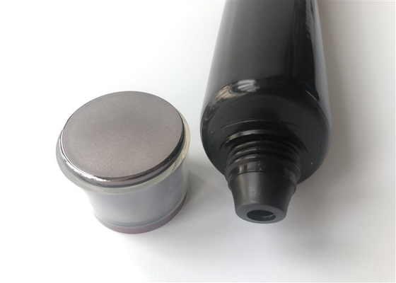 120g Black Oval Body Lotion Packaging Diameter 145mm 3c Offset Screen Printing