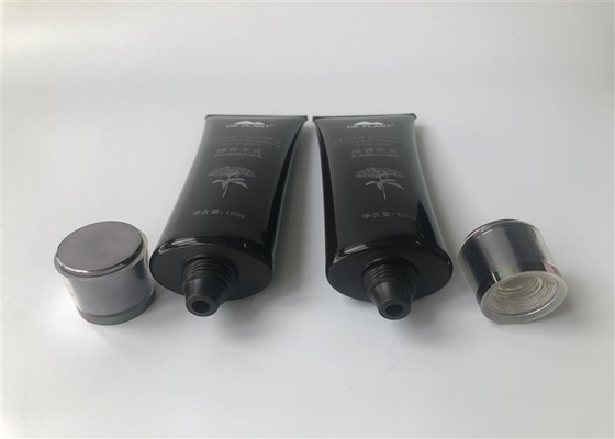 120g Black Oval Body Lotion Packaging Diameter 145mm 3c Offset Screen Printing