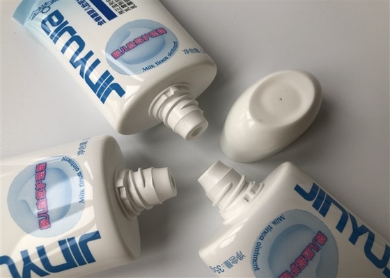 Lotion Tube Packaging Baby Facial Care Cream 35g Milk Oval Gradient Color 4c Offset Printing