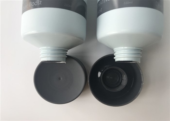 Light Blue Color Empty Cosmetic Packaging Co-Extruded Minmal Matt Silk Screen Printing