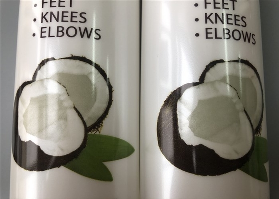 Coconut Oil 6 Color Glossy Plastic Tube Bottles  200ml With Brown Flip Top Cap