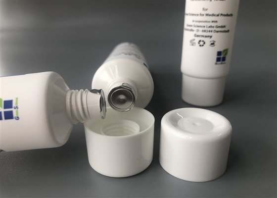 50ml Cosmetic Tube Containers 6c Offset Print With Matt And White Screw Cap Dia 30mm