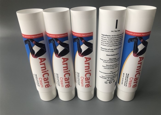 50ml Cosmetic Tube Containers 6c Offset Print With Matt And White Screw Cap Dia 30mm