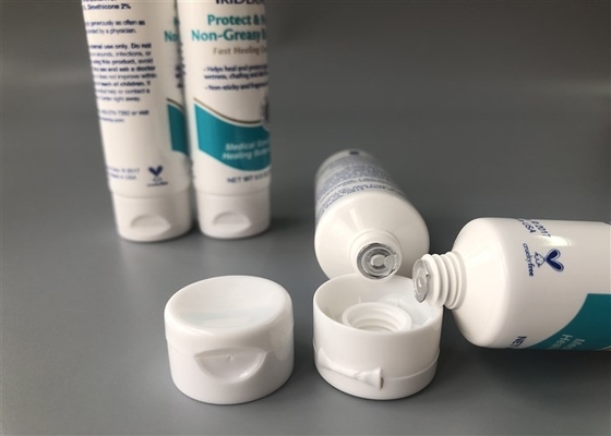 PE Plastic Tube Packing 4c Offset Printing With Flip Top Cap Protect Heal 14g