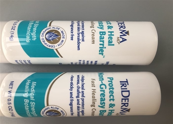 PE Plastic Tube Packing 4c Offset Printing With Flip Top Cap Protect Heal 14g