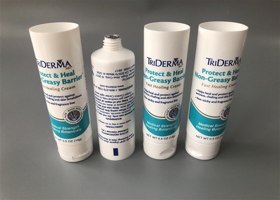 PE Plastic Tube Packing 4c Offset Printing With Flip Top Cap Protect Heal 14g
