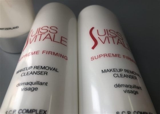 45mm 5 Layer Plastic Cosmetic Tubes 2c Screen Printing With Aluminum Cap 150ml
