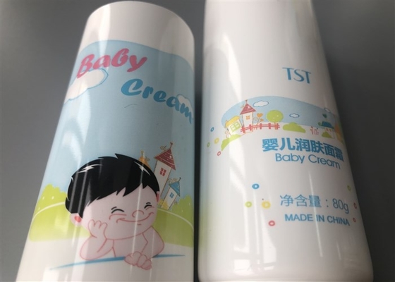 Baby Cream Cosmetic Tube Packaging Diameter 40mm 80g 0.46mm Thickness