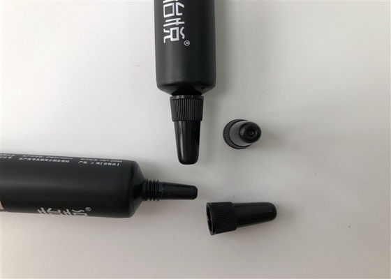Matt Black Cosmetic Tube Packaging Moisturiser BB Cream With Needle Nose Cap