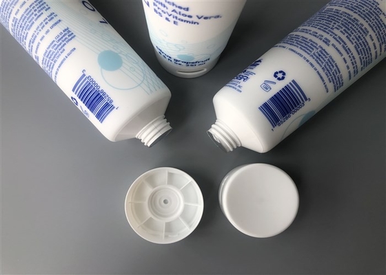 TRI SWIM Milk White Empty Ointment Tubes , Flip Top Cap Lotion Tubes Bulk 251ml