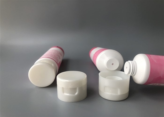 Fair Natural Milk White Empty Cosmetic Tubes With Flip Top Cap 50ml