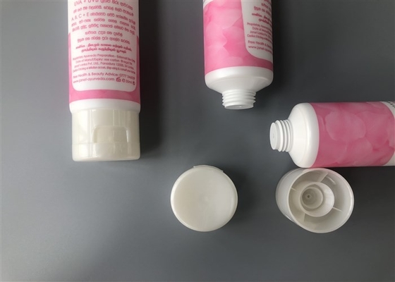 Fair Natural Milk White Empty Cosmetic Tubes With Flip Top Cap 50ml