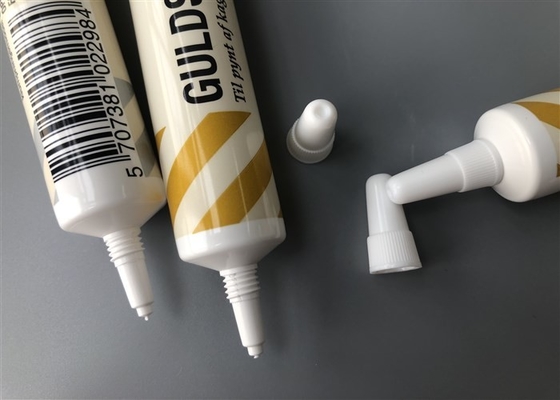 25g Refillable Hand Cream Tube , Needle Nose And Cap Plastic Tube Containers