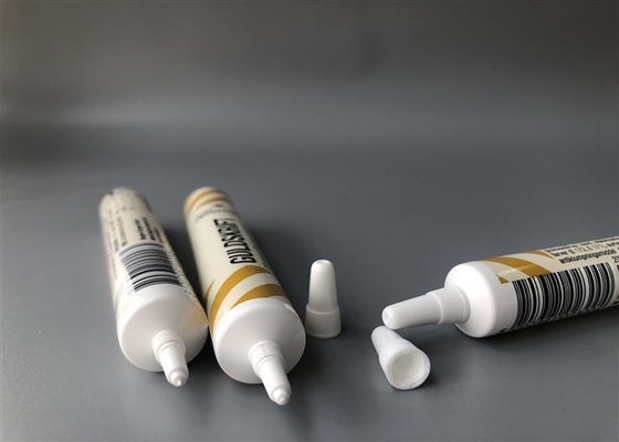 25g Refillable Hand Cream Tube , Needle Nose And Cap Plastic Tube Containers