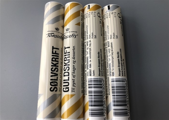 25g Refillable Hand Cream Tube , Needle Nose And Cap Plastic Tube Containers