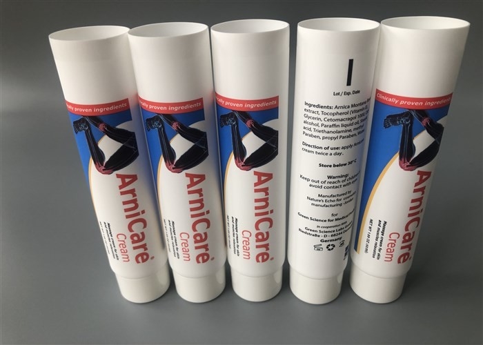 50ml Cosmetic Tube Containers 6c Offset Print With Matt And White Screw Cap Dia 30mm