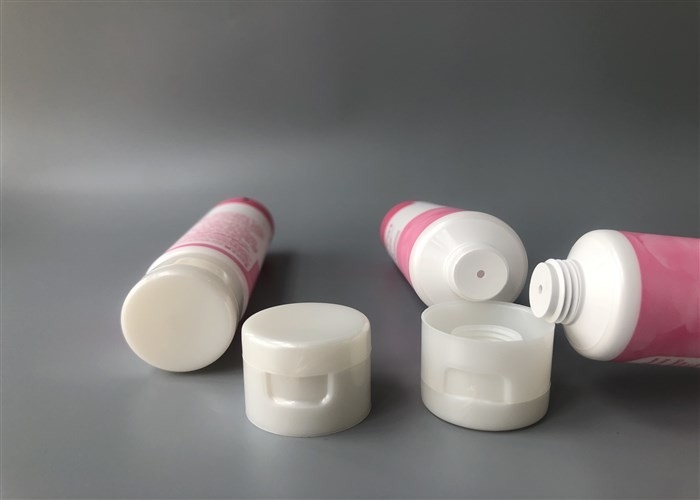 Fair Natural Milk White Empty Cosmetic Tubes With Flip Top Cap 50ml